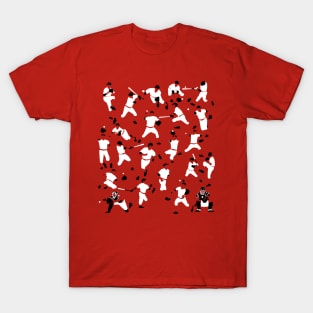 Baseball Characters Red T-Shirt